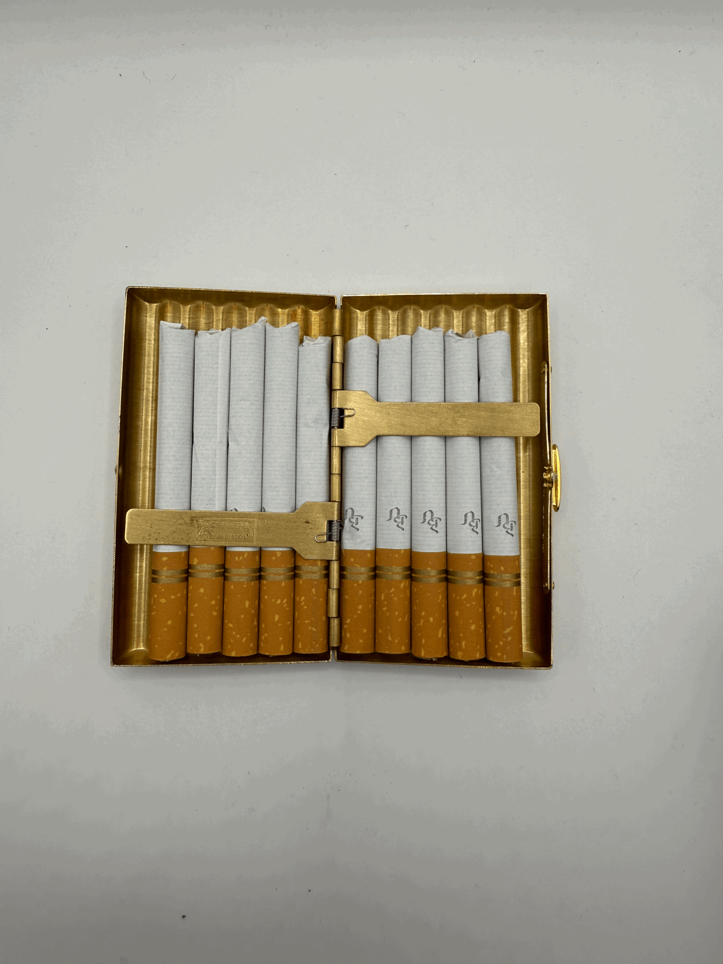 Vintage Style Metal Incense box with Cigarette Incense