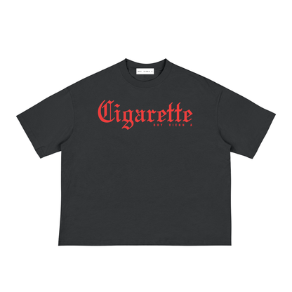 Boxy Unisex Cropped Cigarette Tee