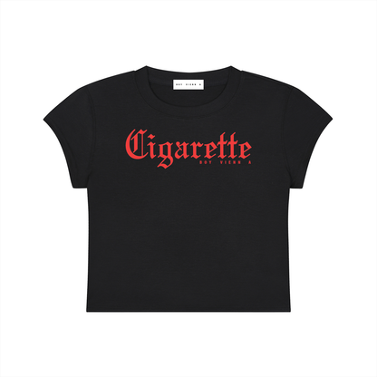 Cigarette Cropped Baby Tee
