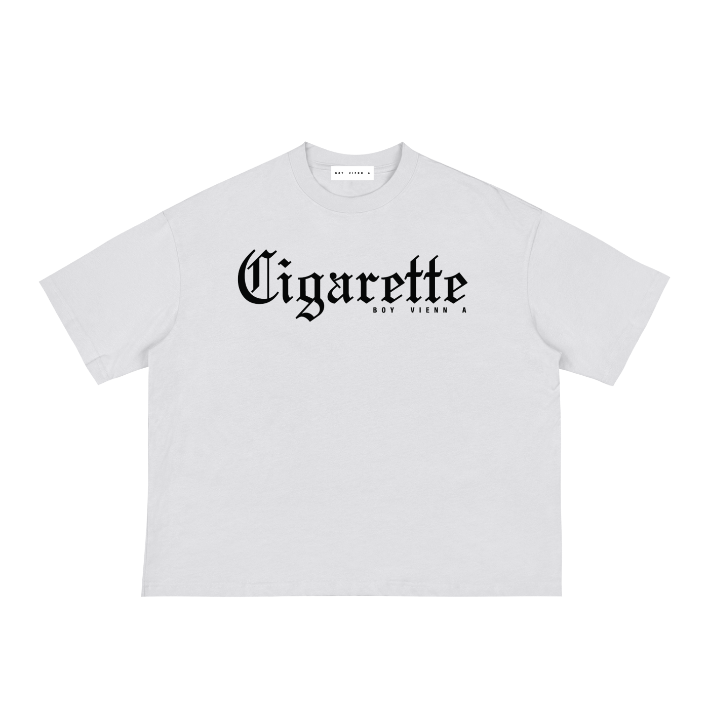 Boxy Unisex Cropped Cigarette Tee
