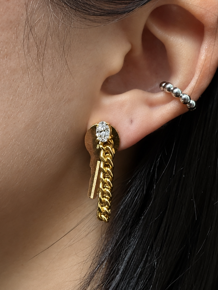 Key Chain Earring