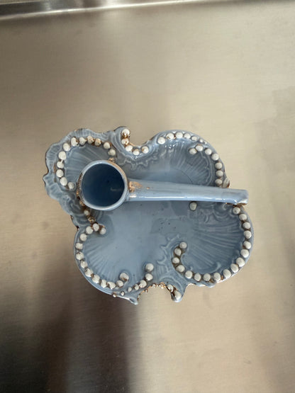 Vintage Pipe Detail Ashtray or Trinket Tray