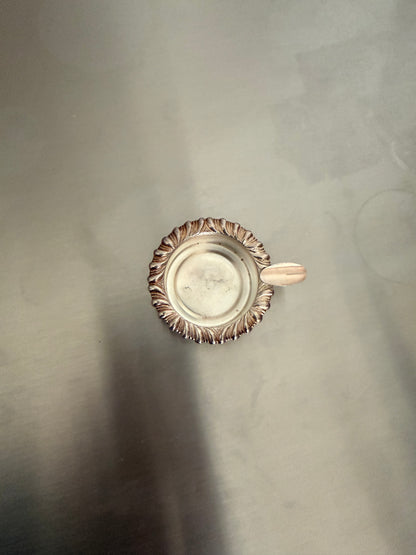 Mini Vintage Silver-Tone Ashtray or Trinket Tray