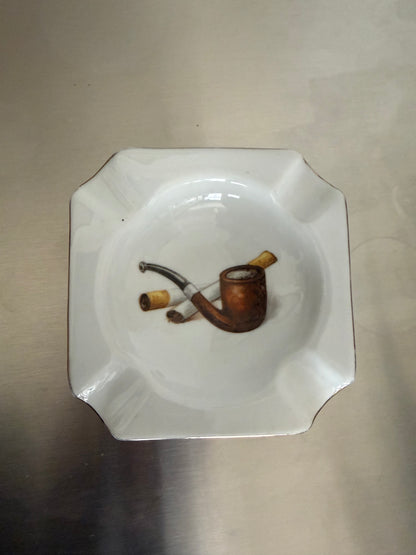 Vintage Pipe Detail Ashtray or Trinket Tray