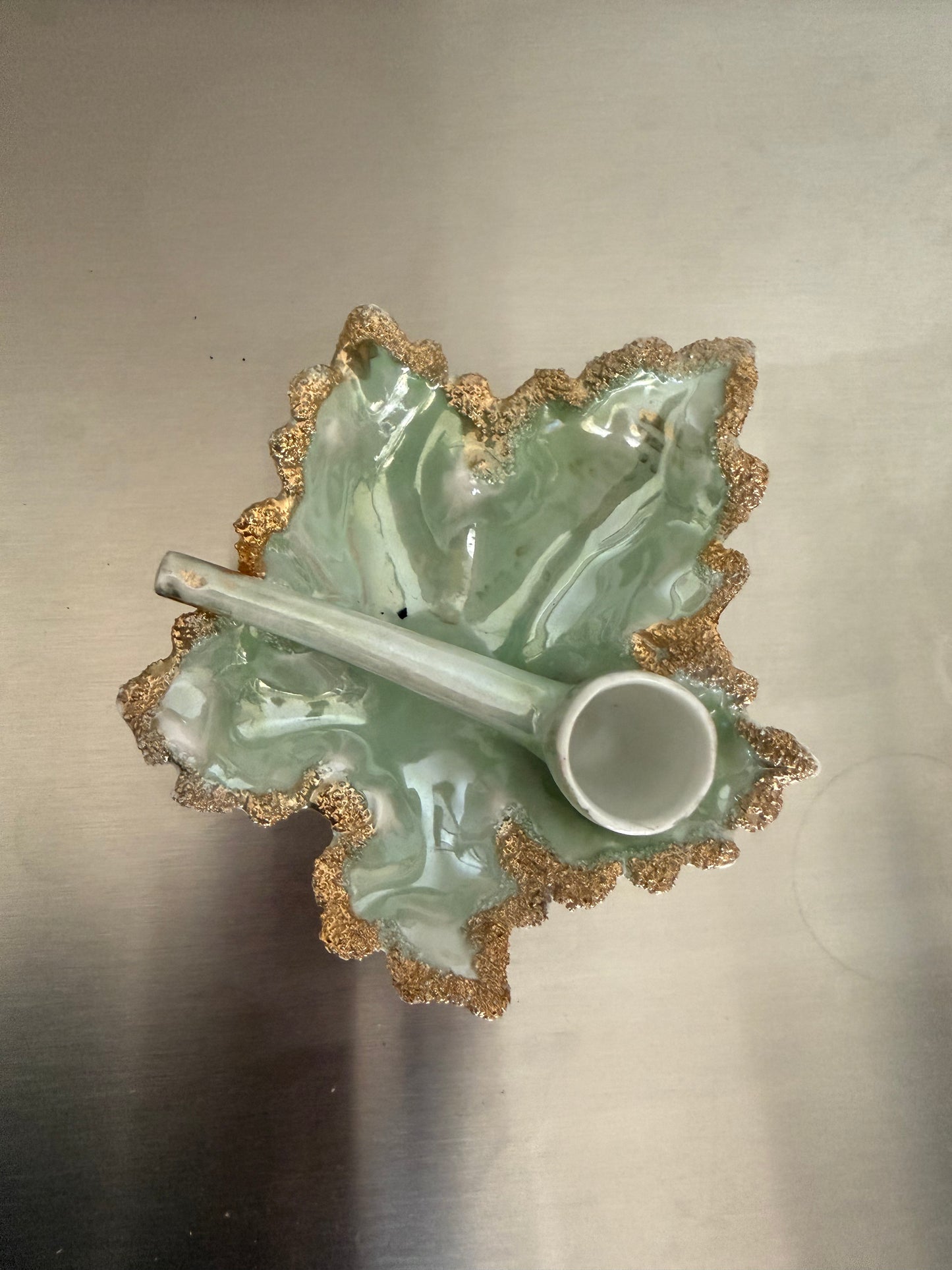 Vintage Pipe Detail Ashtray or Trinket Tray