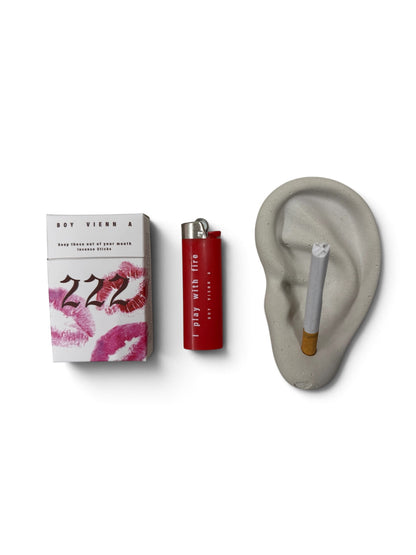 222 and Cement Ear Ashtray Incense Kit - CAOS MOTE x BOY VIENNA