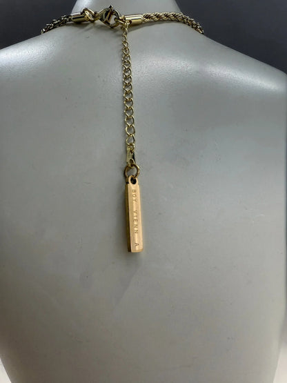 Mini Gold Boy Reversible Key Choker Necklace