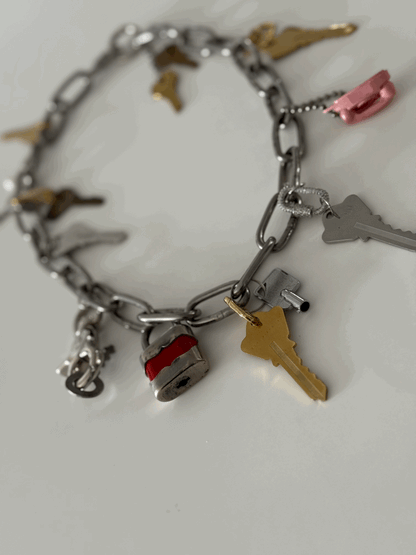 Chunky Chain Lost Key Necklace 1:1