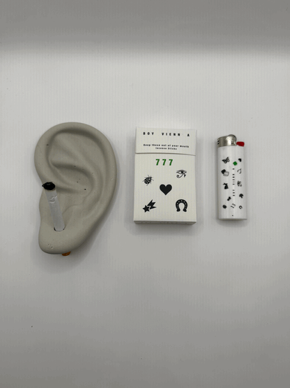 777 and Cement Ear Ashtray Incense Kit - CAOS MOTE x BOY VIENNA