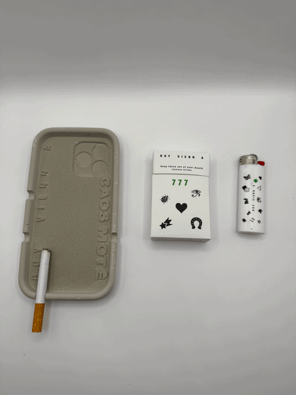 777 and Cement Ashtray Incense Kit - CAOS MOTE x BOY VIENNA