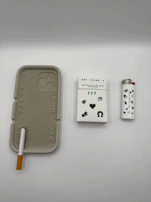 777 and Cement Ashtray Incense Kit - CAOS MOTE x BOY VIENNA