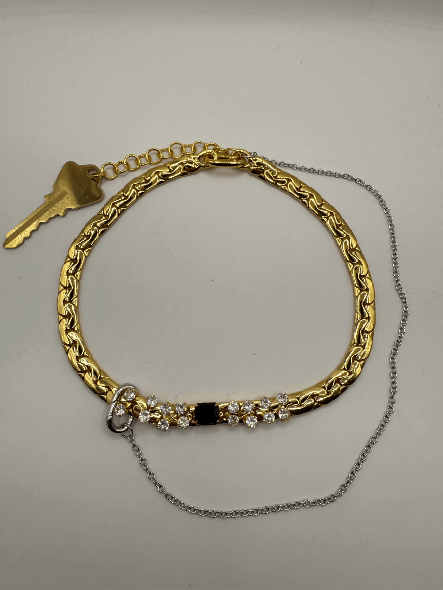 Gold Jewel Collar Statement Necklace